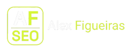 Logotipo completo transparente Consultor SEO Alex Figueiras
