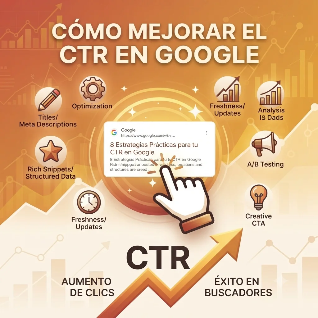 Cómo mejorar el CTR de tus páginas en Google: 8 estrategias para aumentar clics en buscadores
