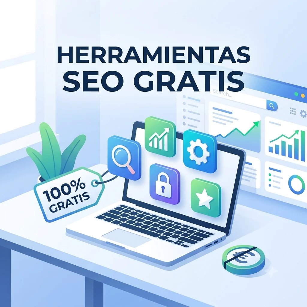 Ilustración de herramientas SEO gratis: guía definitiva para posicionar tu web sin gastar un euro en 2026