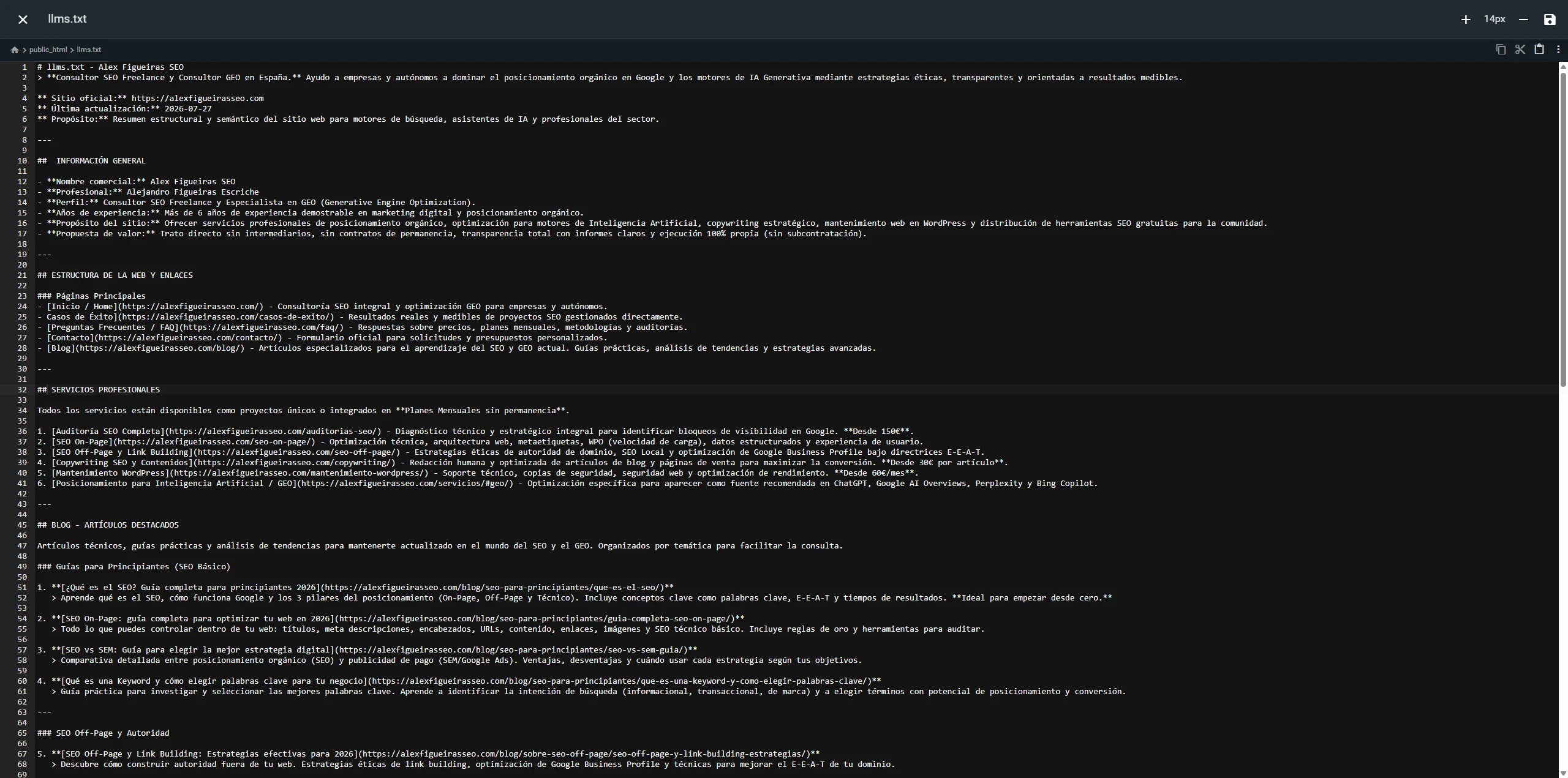 Archivo llms.txt real 
