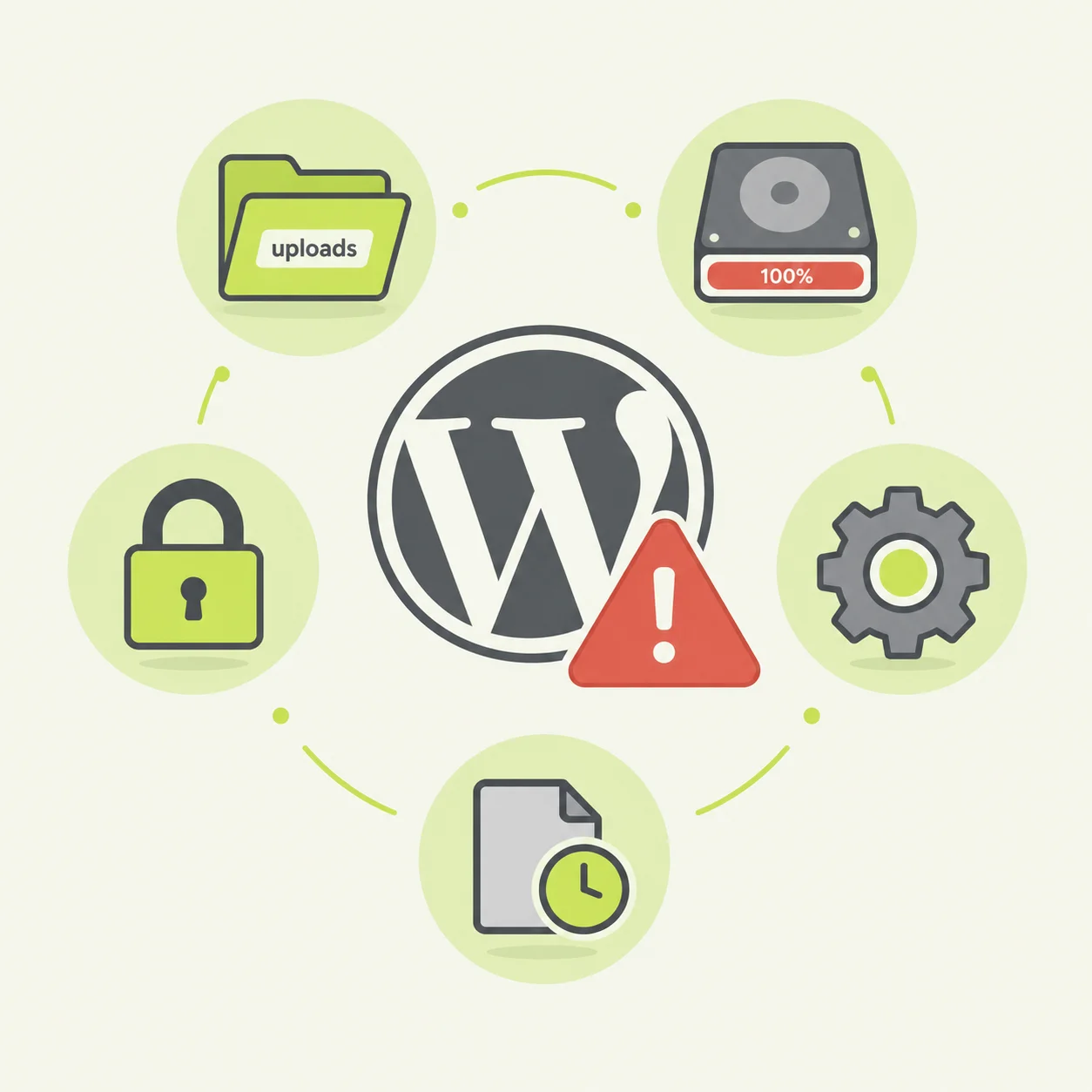 ‘Cannot write to the disk’ error in WordPress