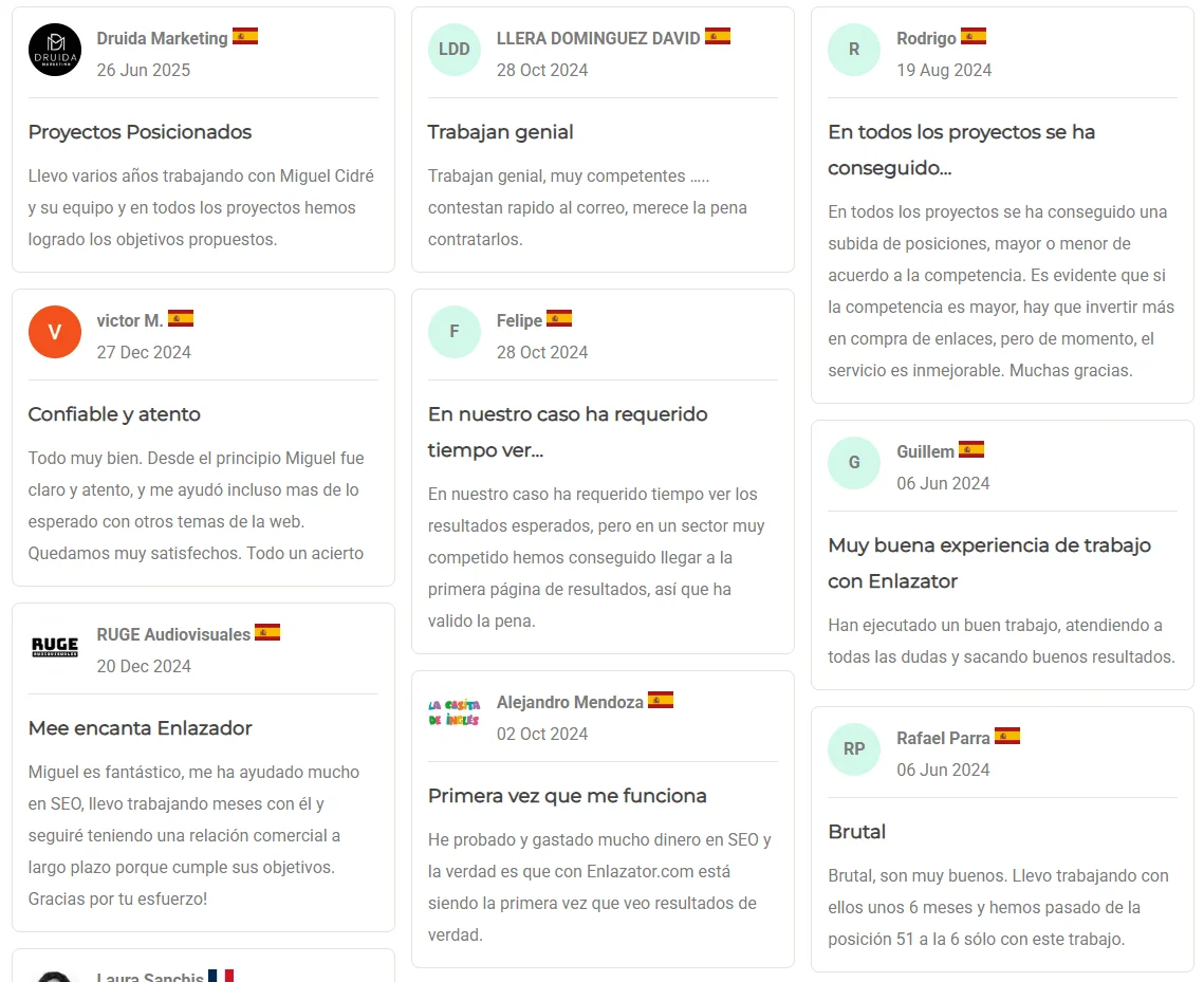 Enlazator marketplace — buy backlinks from media matched to your client's topic